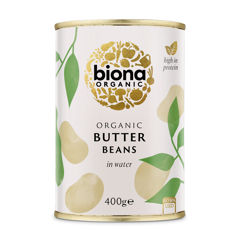 Biona Organic Butter Beans 400g Tinned Organic