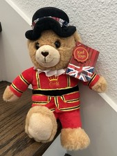 Keel Toys UK London Beefeater Bear Plush 8" NWT