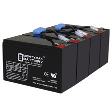 Mighty Max RBC8 UPS Complete Replacement Battery Kit for APC SU1400RMNET