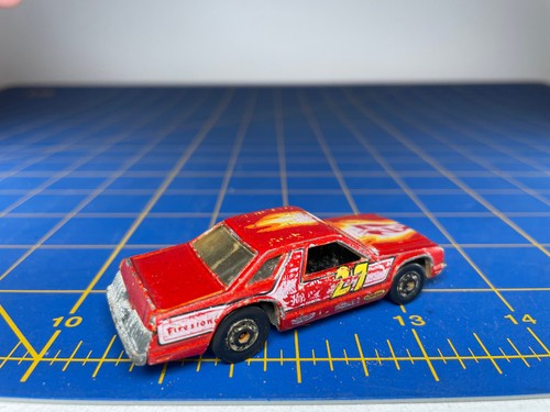 Ford Stock Race Car Fireball Jr Hot Wheels 1981 Front Runnin Fairmont rojo #27 - Imagen 4 de 8