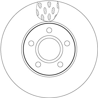 Disque de frein TRW DF6138 idéal pour les trajets quotidiens et départs en vacances