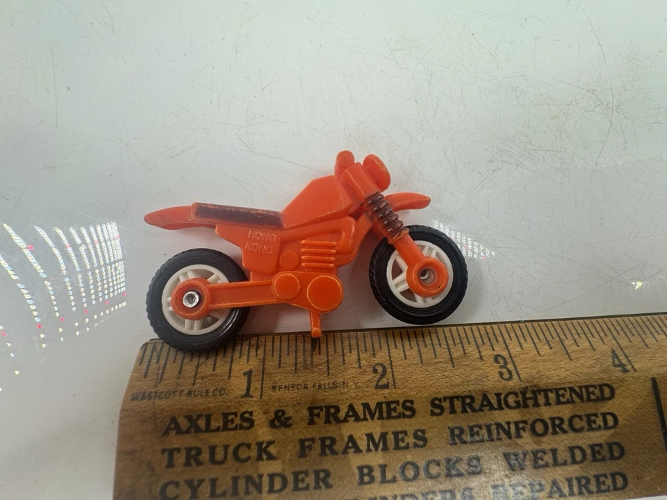 De colección Buddy L Plástico Rojo Motocicleta Accesorio Pieza Original Foto 4 de 4