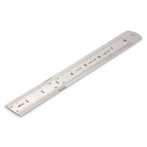 Vintage Stainless Steel Ruler Rule Scale Machinist Tools 20CM C9L54506