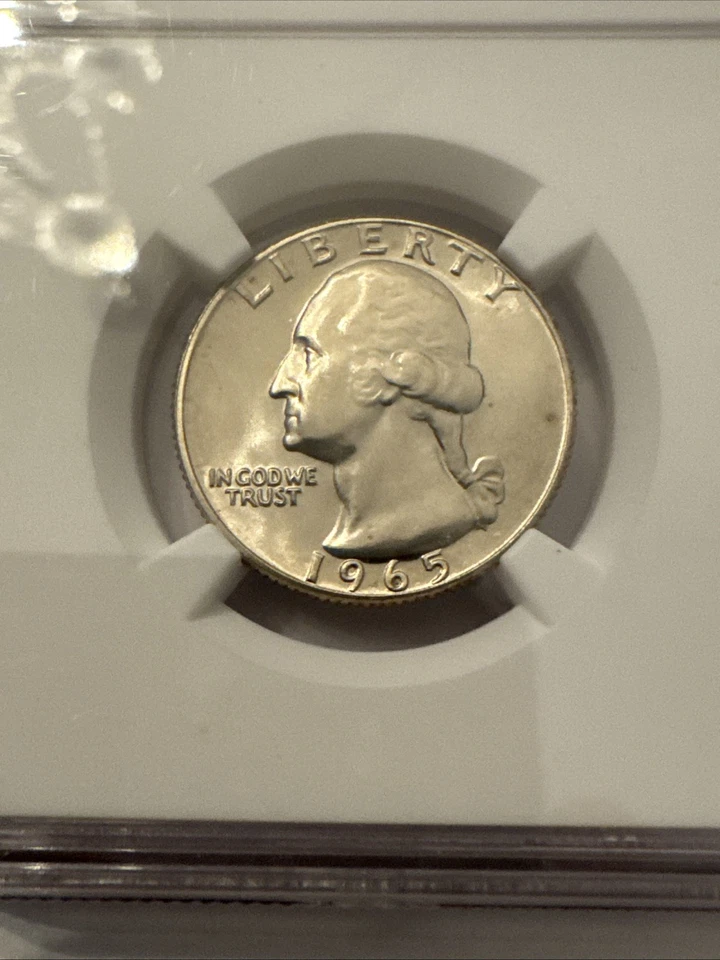 🔥1965 SMS Washington Quarter NGC MS68 ***RARE ORIGINAL COIN***🔥 - Image 2 of 4