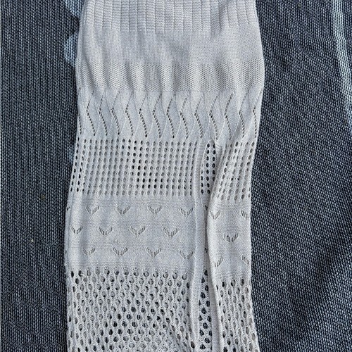 Chic White Knit Pencil Skirt