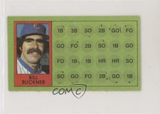 1981 Topps Baseball Scratch-Off Separated and Scratched Bill Buckner #55 3c7