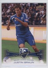 2012 Upper Deck MLS Justin Braun #74 i3a