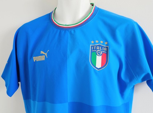 Italy Puma Soccer Jersey Home Kit 2022 World Cup Men Size: S - Picture 4 of 13