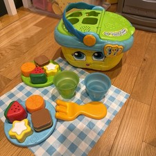 Leap Frog Shapes  Sharing Electronic Picnic Basket Learning Toy Tested Working