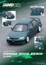 Inno64 164 Honda Civic Ferio Si Ek - Green