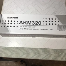 midiplus AKM320 32 Mini Size Key USB Midi Keyboard Controller UNUSED OPEN BOX