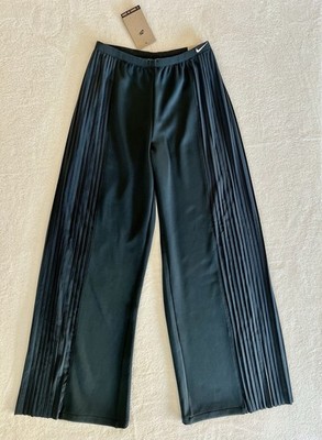 Nike Sportswear Pleated Pants Seaweed Women XS Dark Green Wide Leg