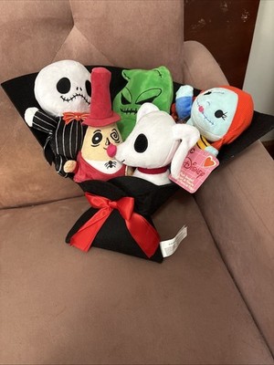 Disney Tim Burton's the Nightmare before Christmas Bouquet Plushies, Official