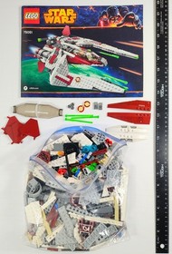 LEGO STAR WARS: 75051 Jedi Scout Fighter w/Instructions - No Box *NO MINIFIGURES