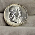 1952 US Franklin Half 50c Unc