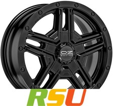 OZ Rally Adventure matt black + rivets 8x17" ET30 LK5 150 ML 110.1 Alufelgen ...