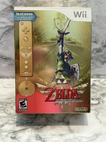 The Legend of Zelda: Skyward Sword 25th Anniversary Edition Nintendo Wii Bundle