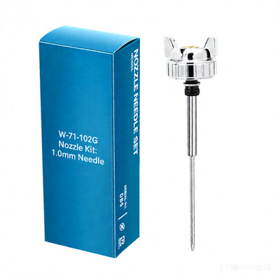 IWATA W-71-102G Spray Gun Nozzle Kit:1.0mm Needle, Air Cap & Nozzle Set (3pcs)