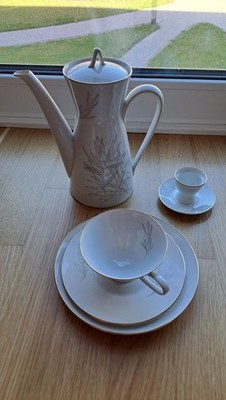 Rosenthal Form 2000 Gräser Kaffeeservice 23tlg 5 Pers Kanne Eierbecher Vintage
