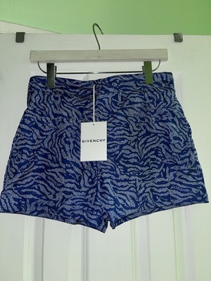 NWT $590 Givenchy Zebra Print Swim Shorts Trunks Size Small