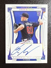 🔥 2023 National Treasures Owen Murphy Rookie Auto /25 SSP RC Atlanta Braves 🔥