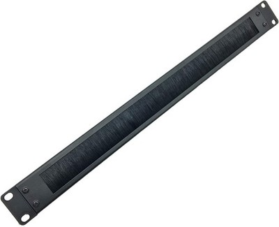 1U Disassembled Rack Mount Cable Management Panel with Brush for Cable Entry ...
