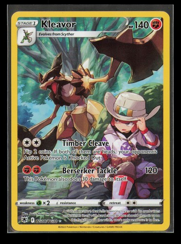 Pokemon Kleavor TG08/TG30 Holo Astral Radiance Trainer Gallery LP
