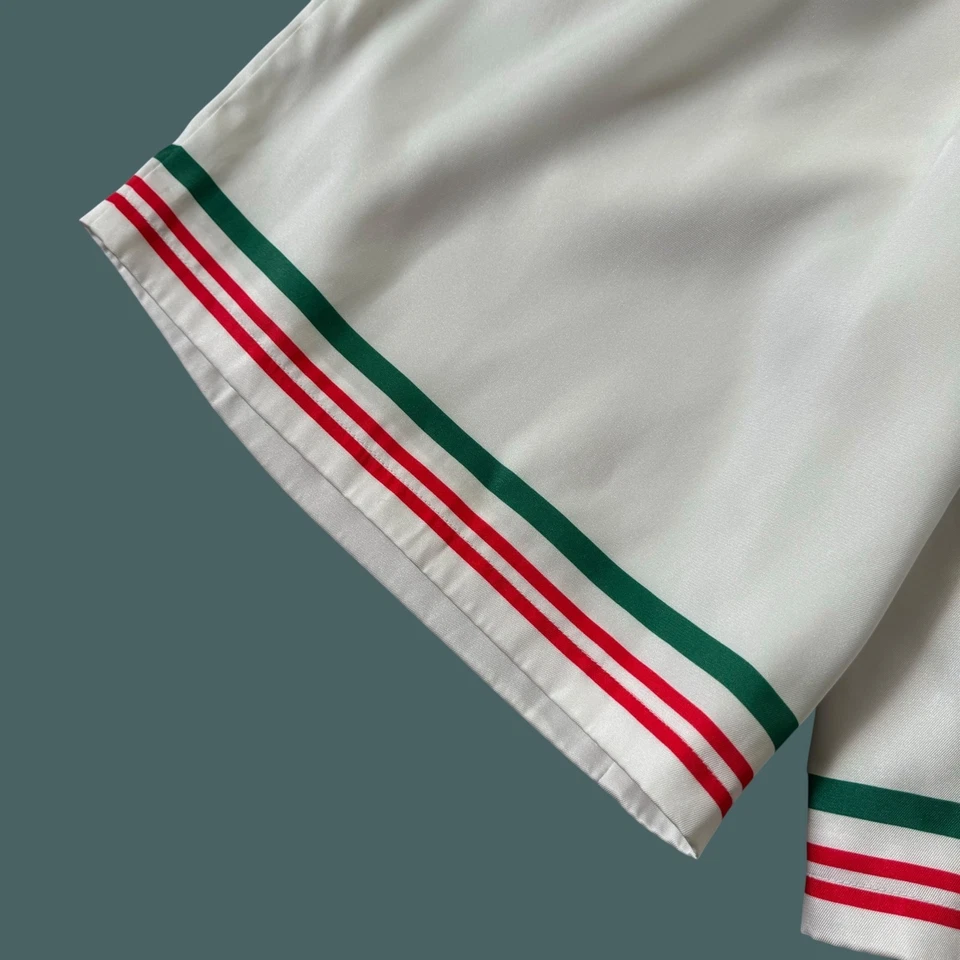 Pantalones Cortos Casablanca Tennis Club XL Mezcla Seda Blanco Airways Tenis de Lujo Foto 4 de 4