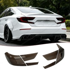 Smoked Black Rear Tail Light Cover Guard For 2018-2022 Honda Accord All Model