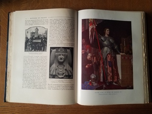 Jacques Bainville: Histoire de France 1929 Plon Paris two volume set leather VG - Picture 14 of 22