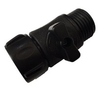 Fimco Sprayer Bypass Or Suction On/Off Tap One Inch Male & Female Swivel Threads