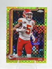 2025 Topps Chrome Hollywood Brown #146 Lime Green X-Fractor