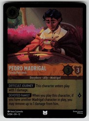 Pedro Madrigal - Family Patriarch 5/204 The Wilds Unknown Cold Foil Uncommon Lorcana