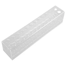 Wooden Pen Holder Horizontal Display Stand Kids Pencil Colored Pencils Brow