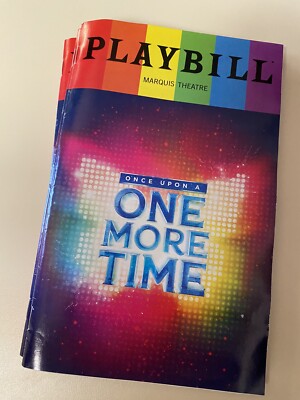 Once Playbill Once Upon A One More Time OPENING NIGHT Pride Playbill! June 2023 | eBay