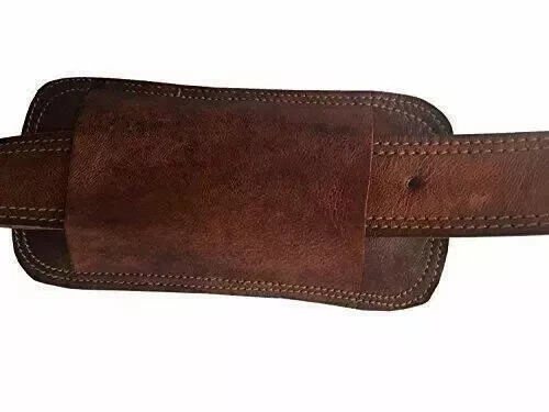 Correa de repuesto de cuero genuino para hombro para maletín de mensajero bolso y bolsas de lona - Imagen 3 de 9