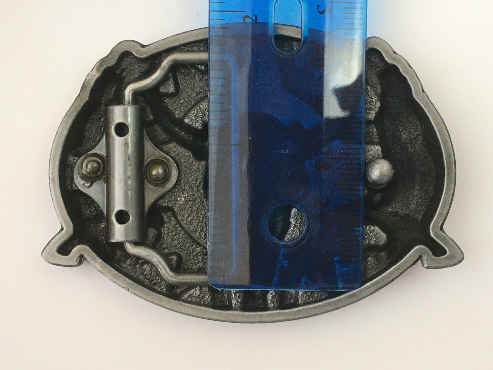 Cowboy Belt Buckle Bull Skull and Eagles Skeleton Sku… Gem