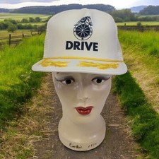 VTG Teamsters Drive USA Gold Leaf Mesh Trucker Snapback Hat Cap Made In USA