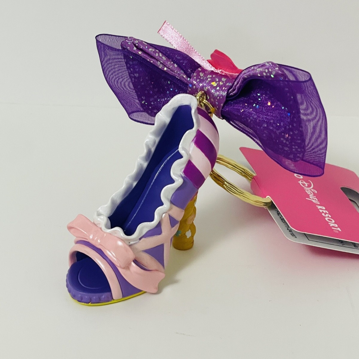 Disney Tokyo Japan Rapunzel High Heel Shoe Keychain Tokyo