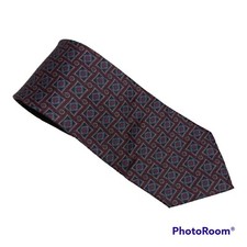 Brittany House London Geometric Abstract All Silk Made in USA Men's Necktie