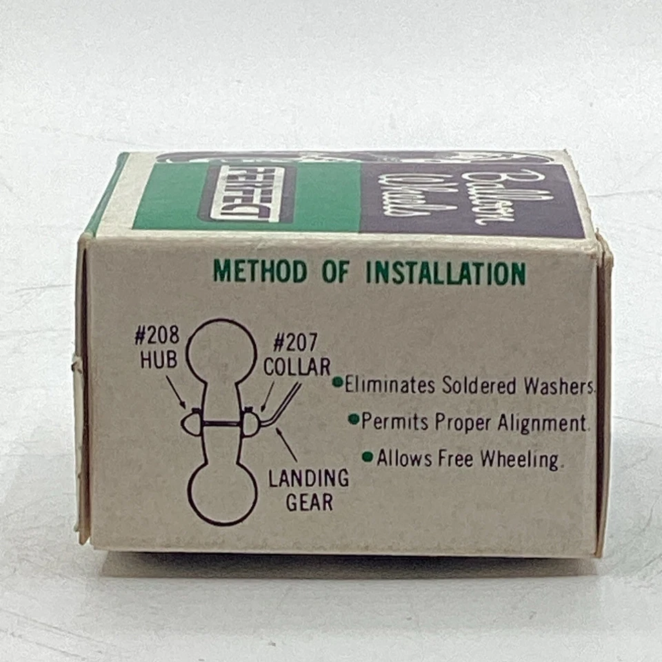 (2) NOS Perfect Parts Co. 1 Pair Of 1/2" Balloon Wheels #60 RC Airplanes Parts - Image 4 of 4