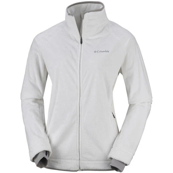 Columbia Women s Pearl Plush II Fleece Jacket White Size XL BNWT