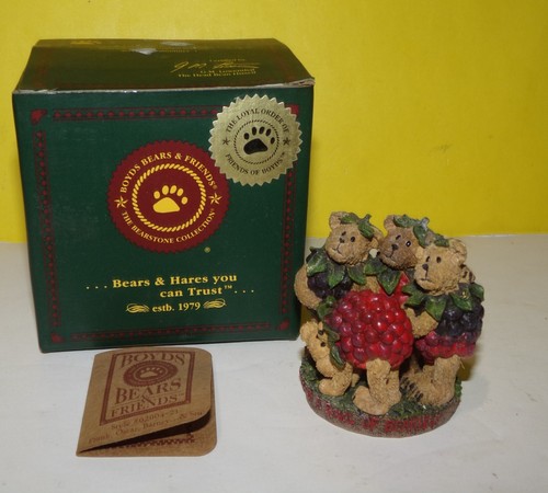 Boyds Bearstone Jammin Frank Oscar Barney & Stu #02004-21 retirado - Imagen 1 de 2