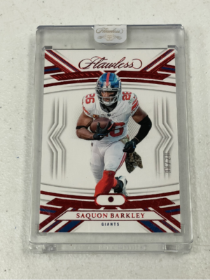 2023 Panini Flawless Saquon Barkley Ruby Diamond Gem /20 | eBay