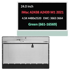 4.5K LCD Screen Display Assembly for iMac A2438 24" M1 2021 EMC 3663 3664 Green