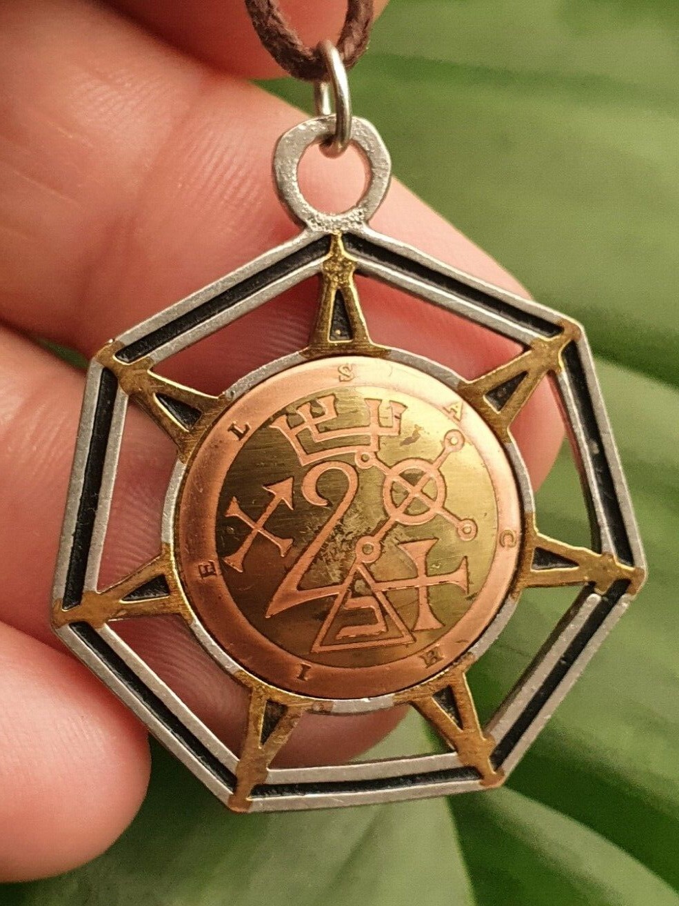 Sachiel Angel of Jupiter Occult Pendant Talisman Life Money Success Cord & Box