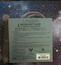 LASplash Cosmetics Moonlight Glow 4 Shades Face Palette