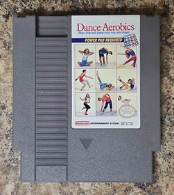 Dance Aerobics (NIntendo, NES, 1989) Authentic & Complete (No Foam Insert)