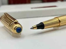 *** Pasha de Cartier / Roller ball Gold Pen Complete With Both Box & Refill ***