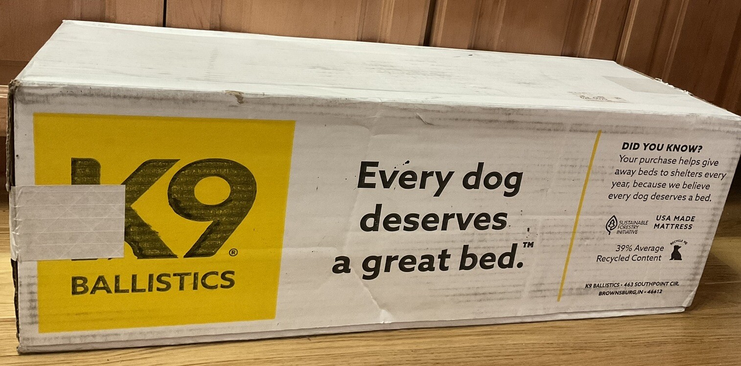 K9 Ballistic Dog Bed MATTRESS & COVER Size SM Camo New Box Round